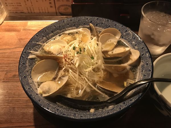 「はまぐりラーメン (並）1,180円」@和風楽麺 四代目 ひのでやの写真
