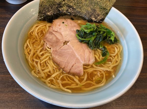 「濃厚豚骨醤油らーめん中盛 海苔 硬 多キャベチャー」@横浜らーめん 寿三家の写真