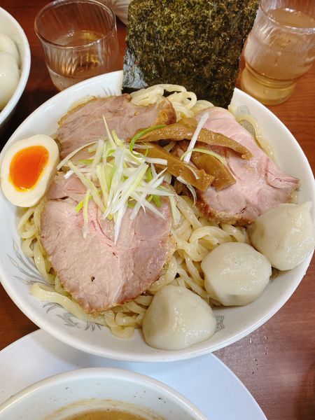 「たま餃子入りつけ麺」@香月の写真