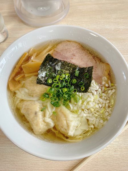 「豚塩　ワンタン」@麺処 大木の写真