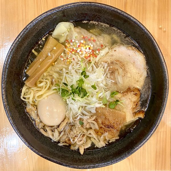 「特製支那そば（塩）¥1000円（中盛り＋100円）」@支那そば やそじの写真