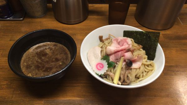 「濃厚魚介つけ麺930円」@馳走麺 狸穴の写真