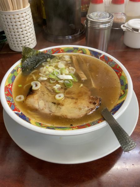 「まぐろラーメン（醤油）　830円」@まぐろラーメン 大門の写真