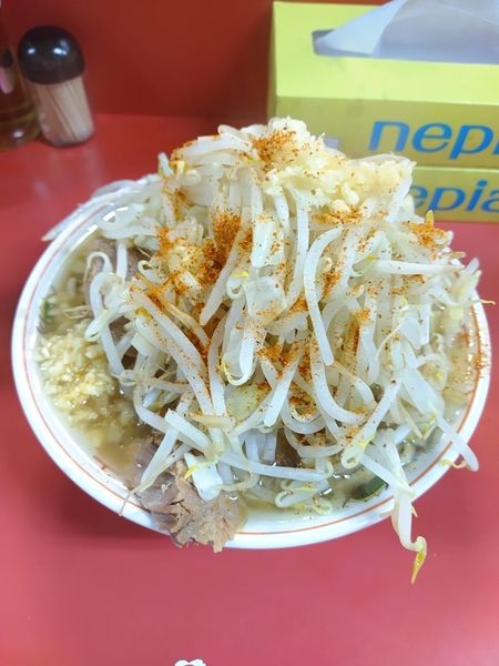 「ラーメン 太麺、ヤサイ多め」@ラーメン 麺徳 東陽町店の写真