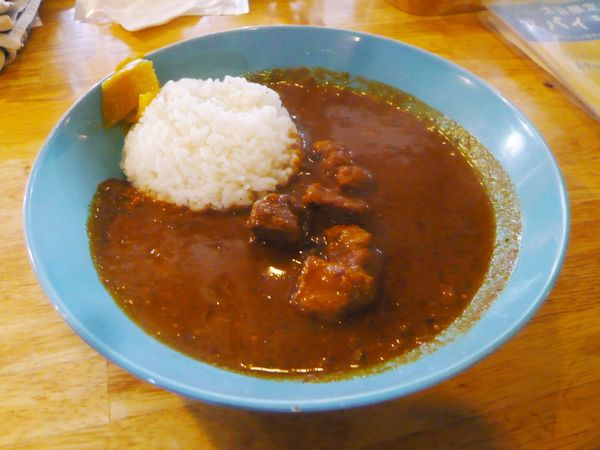 「ポークビンダルー（ライスハーフ）」@青空食堂の写真