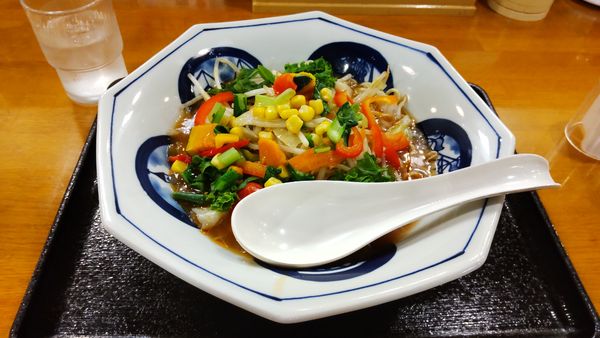 「秋の彩りちゃんぽん　期間限定」@長崎ちゃんぽん リンガーハット 川越広栄店の写真