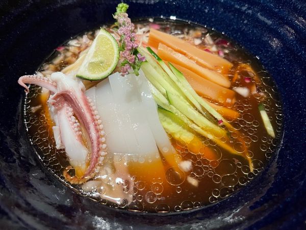 「裏爽涼『三日間限定』」@つけ麺 繁田の写真