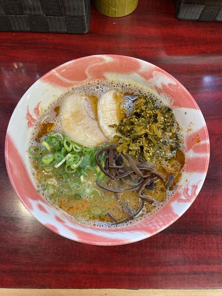 「茶とんこつラーメン」@拉麺 空海 本店の写真