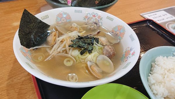 「あさりらぁめん900円」@じゃんまりんの写真