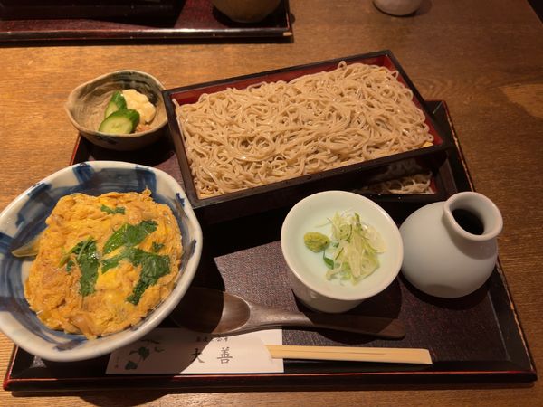 「玉子丼セット　追加一枚」@大善の写真