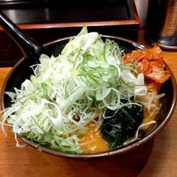 キムチらーめん＋ねぎ