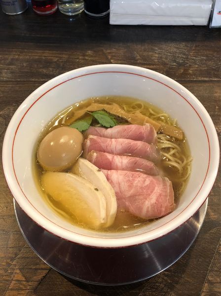 「上鶏そば　醤油」@自家製麺 オオモリ製作所の写真