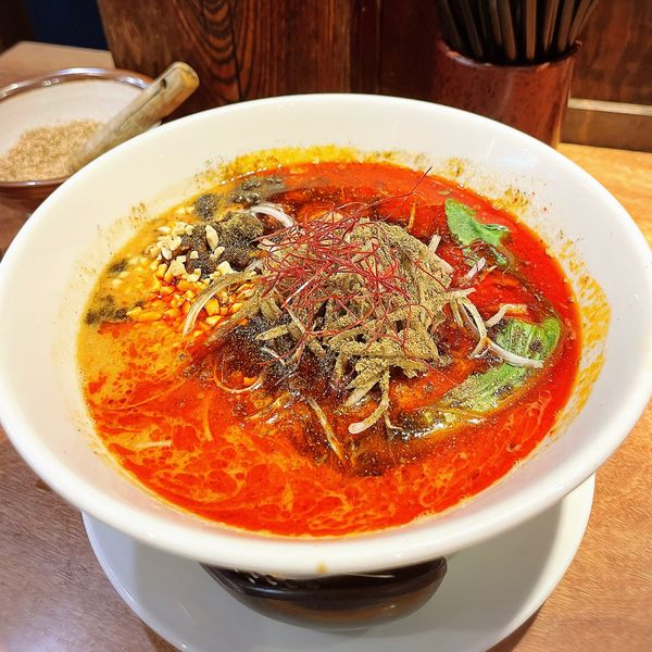 「四川担々麺」@四川担々麺 赤い鯨の写真