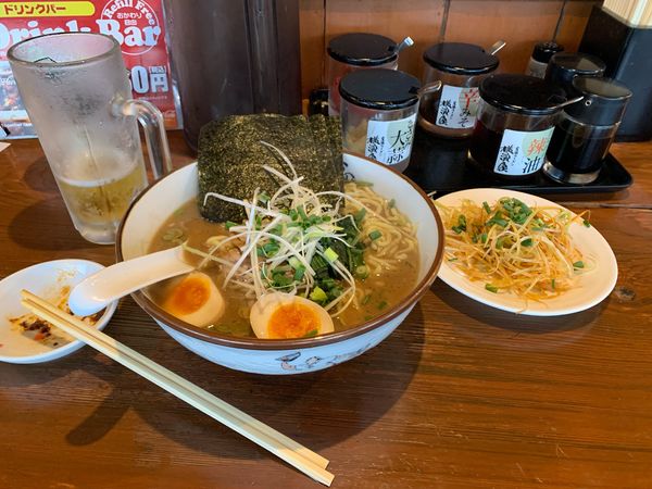 「スペシャル大盛り　辛味ネギ」@横濱家 大和店の写真