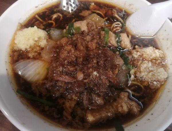 「（数量限定）スタ満ソバ（細麺）¥900」@元祖スタミナ満点らーめん すず鬼 熊谷うえちゃん店の写真