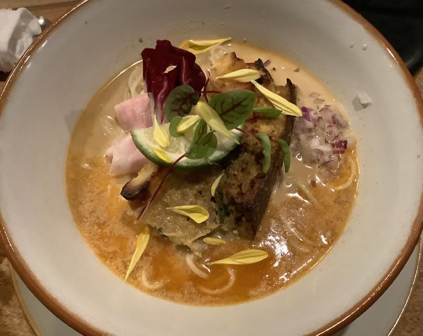 「[限定]冷やしカニらーめん」@海老丸らーめんの写真