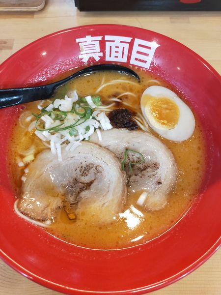 「えび豚骨塩拉麺」@えび豚骨ラーメン真面目 押上店の写真