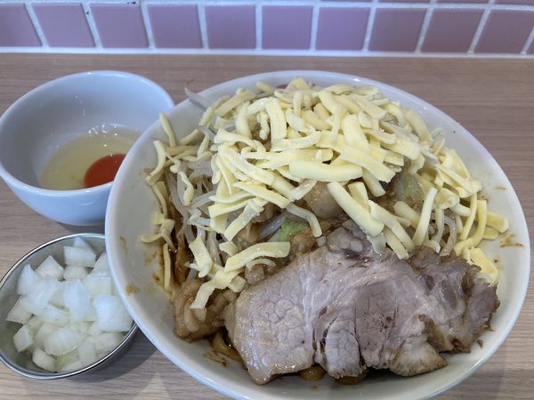 「カレー汁なしスペシャル」@ラーメンが好きです 難波店の写真