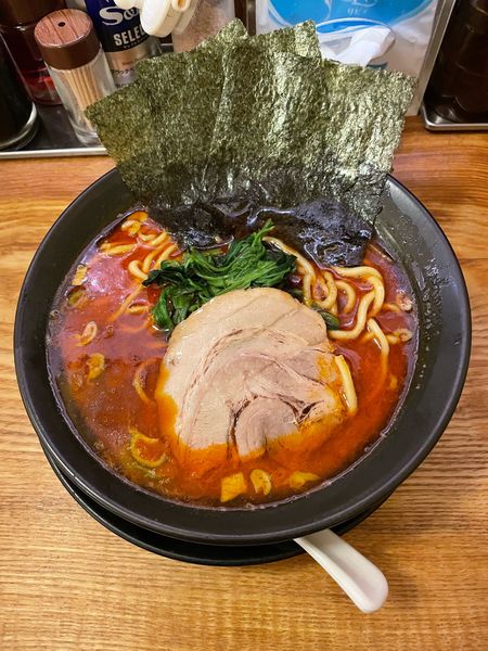 「焦がしニンニク麻辣麺(800円)」@麺家 徳 アトレ川崎店の写真