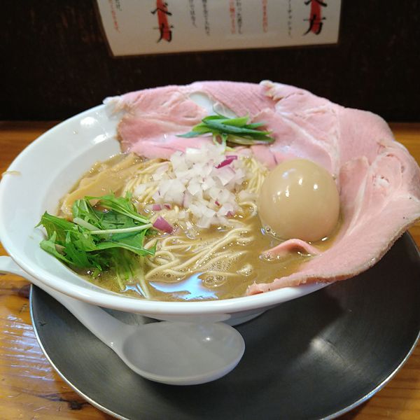 「特製濃厚煮干しラーメン+和え玉」@煮干し豚骨らーめん専門店 六郷の写真