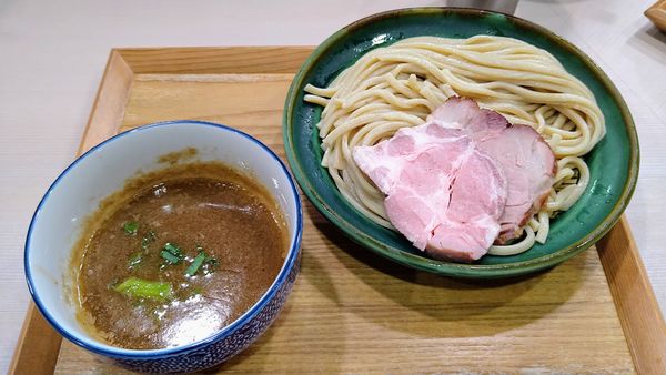 「【限定】豚・鶏・牛・煮干し・魚介つけ麺(中)」@煮干しつけ麺 宮元の写真