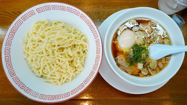 「つけめん 並＋味玉」@喜多方ラーメン新じまの写真