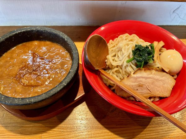 「石焼味玉つけ麺」@MOUKOKUの写真
