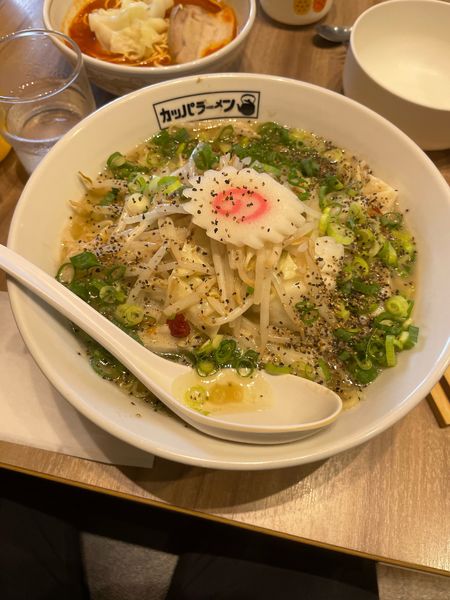 「（限定）シーフードラーメン　大盛」@カッパラーメンセンターの写真
