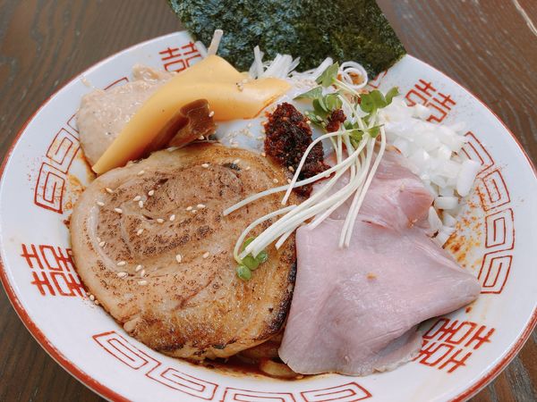 「特製辛まぜ蕎麦」@麺屋みつば＋クローバーの写真