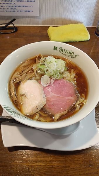 「醤油らぁめん(大盛)」@麺.SUZUKiの写真
