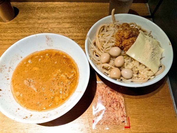 「ラーメン(つけ変更)」@MEN YARD FIGHTの写真
