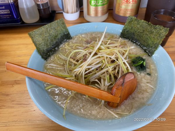 「ネギコテラーメン 大盛」@ラーメンショップ 椿 上彦川戸店の写真
