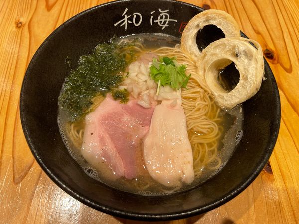 「淡麗煮干し【限定】」@らーめん専門 和海 なんば店の写真