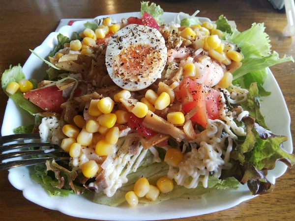 「【限定】サラダラーメン」@中華上手の写真