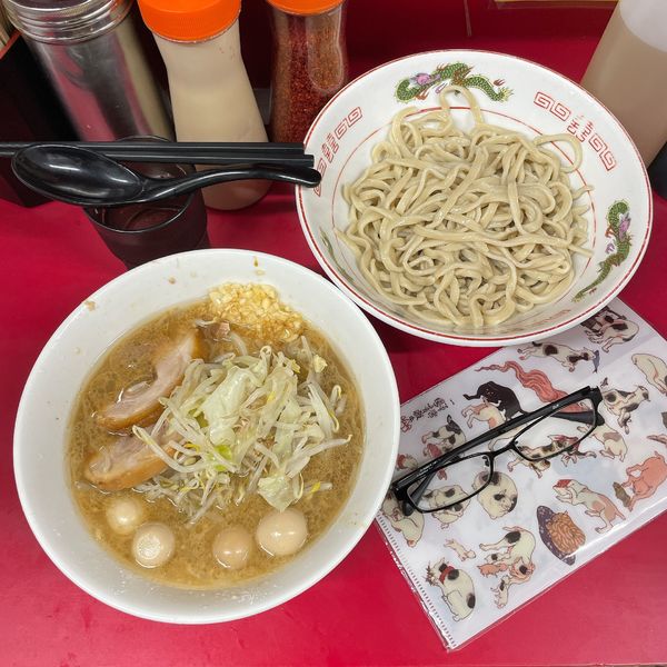 「ニンニク水つけめん」@ラーメン二郎 湘南藤沢店の写真