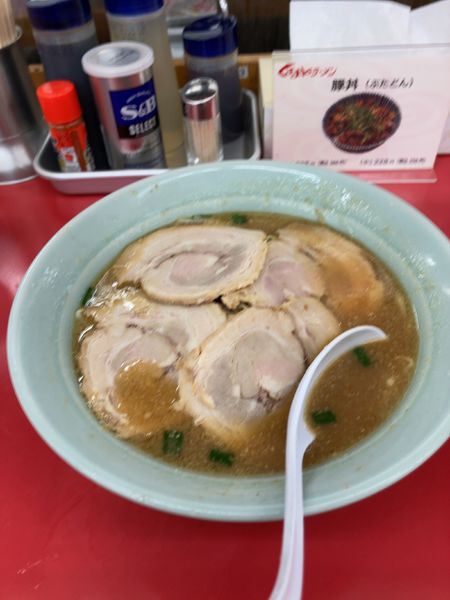「みそちゃーしゅーめん　1030円」@くるまやラーメン 新座店の写真