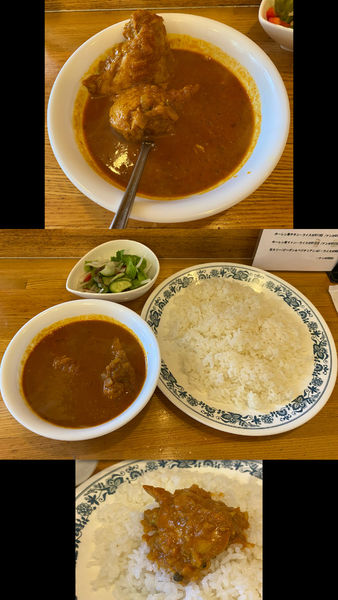 「チキンカリー ¥970 (辛口で)」@インドカリー 夢屋の写真