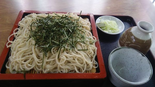 「ざるそば 500円」@松栄庵の写真