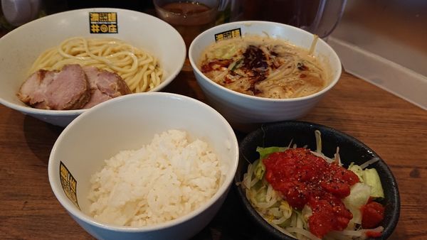 「辛辛濃菜つけめん ベジトマト」@濃菜麺 井の庄の写真