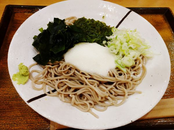 「とろろめかぶそば（550円）」@しぶそば 大井町店の写真