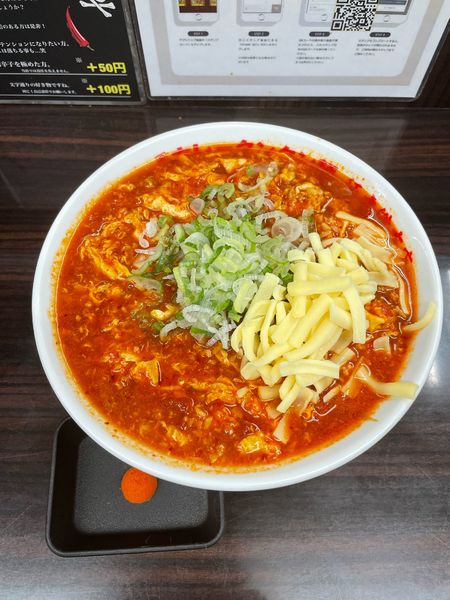 「トマトカレータンタン麺(1030円)大辛」@元祖カレータンタン麺 征虎 総本店の写真
