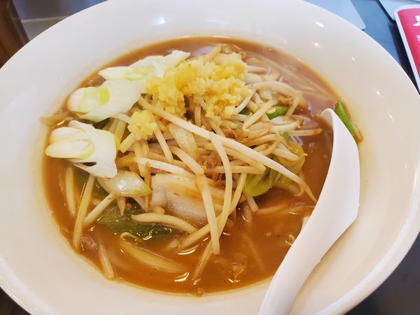 「葱生姜味噌ラーメン」@大阪王将 吉野町店の写真