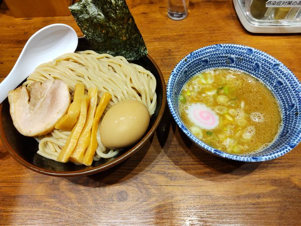 「味玉つけ麺 並盛」@舎鈴 ビーンズ武蔵浦和店の写真