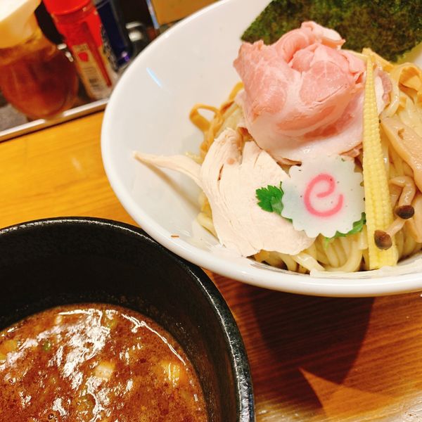 「濃厚魚介つけ麺」@馳走麺 狸穴の写真