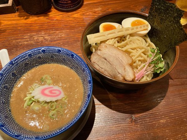 「つけ麺(小盛り)¥780+味玉¥130」@元祖熟成細麺 香来 壬生本店の写真