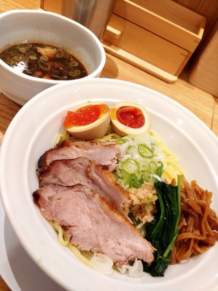 「味玉生姜つけ麺」@長岡食堂 横浜西口店の写真