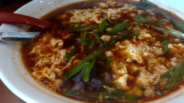 「元祖辛麺（900円税込）3辛　ちぢれ麺」@辛麺屋 桝元 高崎インター店の写真