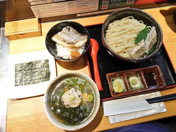 「創作塩つけ麺「千葉県竹岡産 太刀魚」」@ラーメン 巌哲の写真
