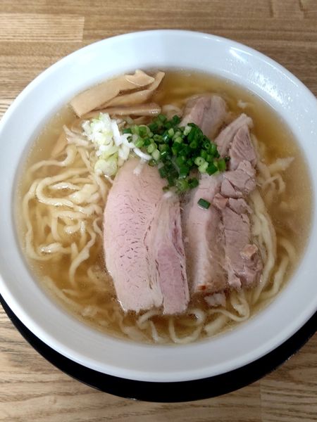 「青竹手打ち佐野らーめん　650円」@青竹手打ち佐野らーめん 晴れる屋の写真