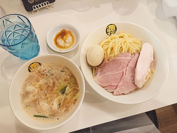 「濃菜つけ麺＋味玉、大根おろし」@濃菜麺 井の庄 荻窪店の写真